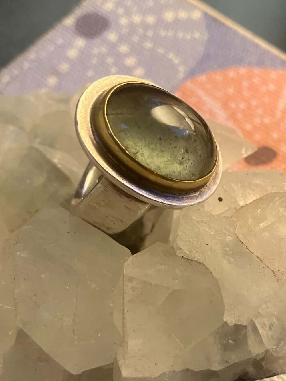 Aquamarine Cabochon Ring